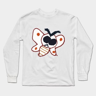 Angry butterfly dude Long Sleeve T-Shirt